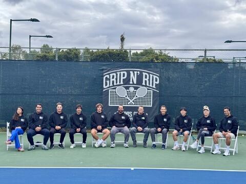 The Grip N' Rip coaching staff at Newport Beach Tennis Club